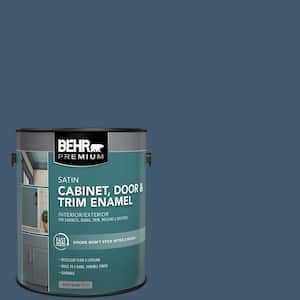 1 gal. #S500-7 Infinite Deep Sea Satin Enamel Interior/Exterior Cabinet, Door & Trim Paint