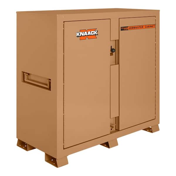 60 in. W x 30 in. L x 60 in. H, Steel Jobsite Storage Cabinet with Lock