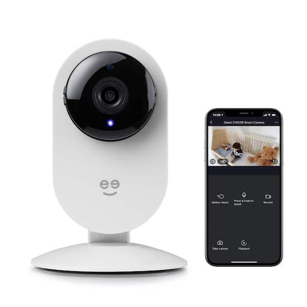 Geeni Glimpse 1080p HD Wireless Smart Camera - Indoor Home Security Camera - No Hub Required - Voice Control