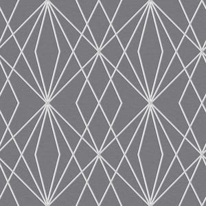 Trellis Grey Removable Peel and Stick Wallpaper