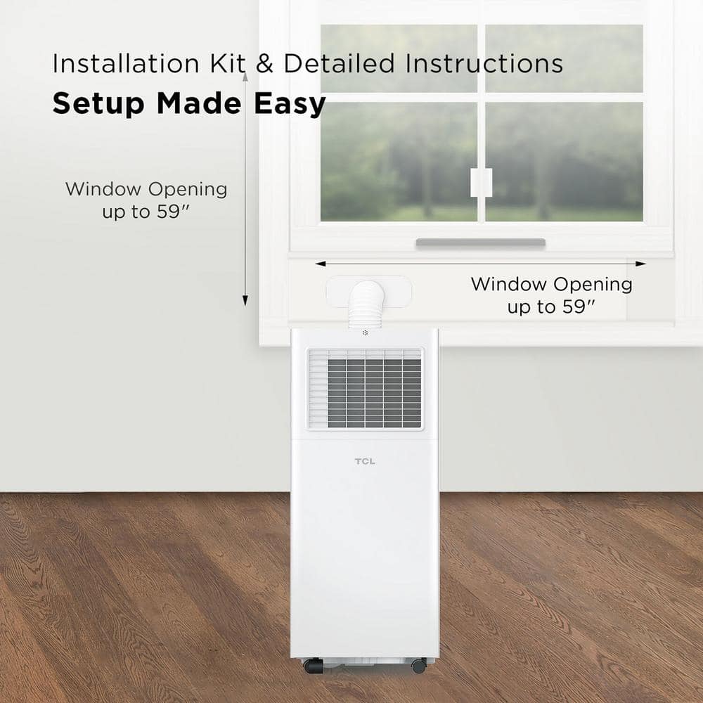 TCL 5,000 BTU Smart Portable Air Conditioner with Remote