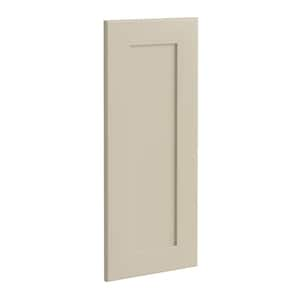 Newport 11.875 in. W x 0.75 in. D x 30 in. H Matching Wall End Panel in Blended Cream