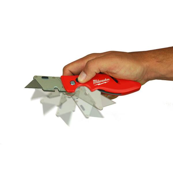 Milwaukee - Fastback Flip Utility Knife Set with Utility Blades (50-Pack)