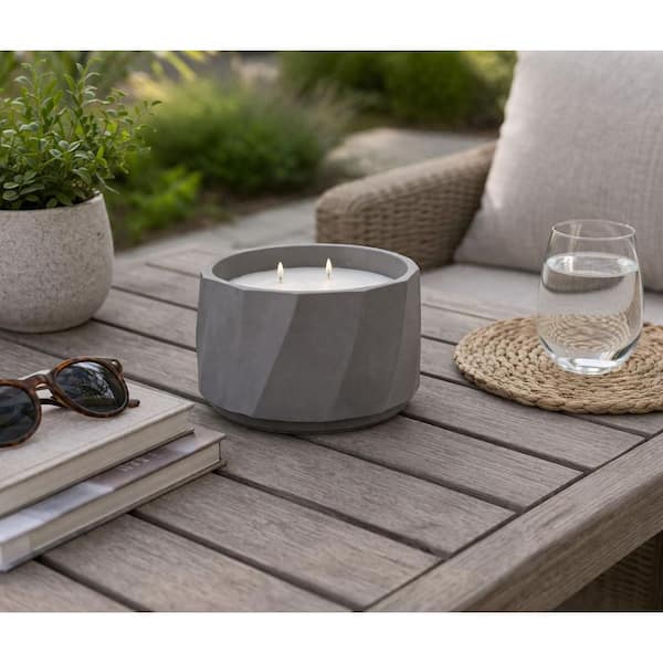 Cement Citronella Candle