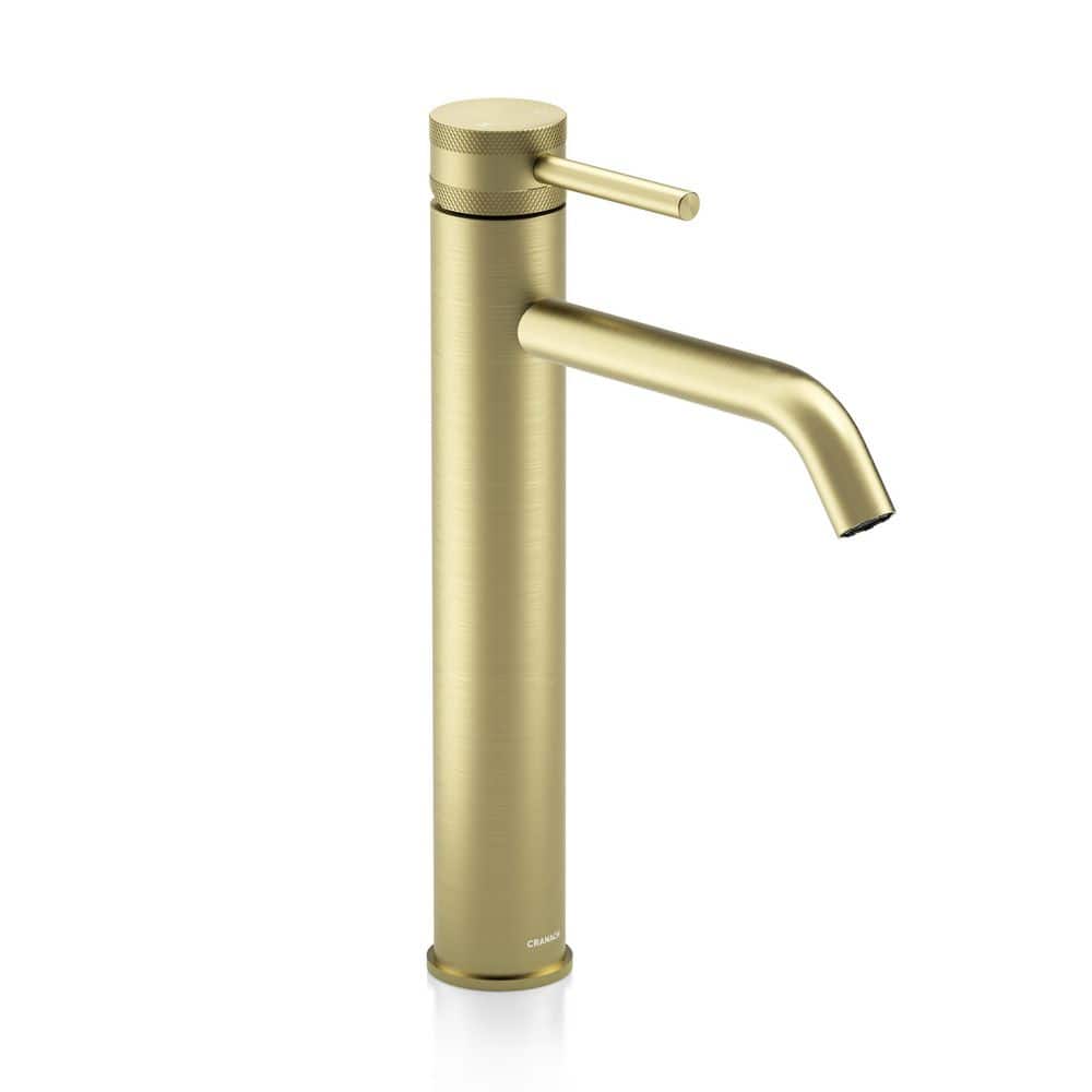 ANGELSEY Single Hole Single Handle Bathroom Faucet with Overflow Drain in Brushed Zirconium Gold price history on PriceWatchPro