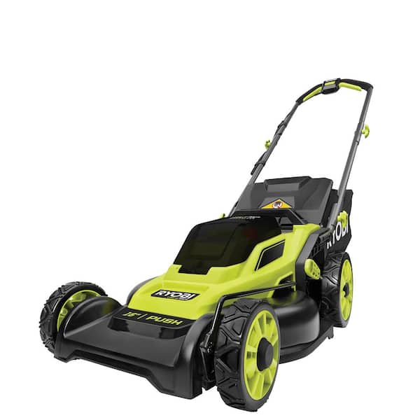 RYOBI 16 in. ONE+ 18-Volt Lithium-Ion Cordless Battery Walk Behind Push Lawn Mower (Tool Only)