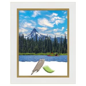 Eva White Gold Picture Frame Opening Size 18 x 24 in.