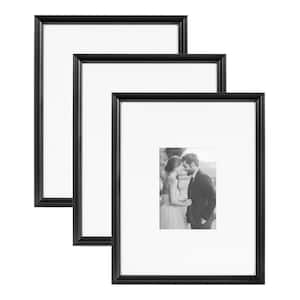 Adlynn 11 in. x 14 in. Black Picture Frame (Set of 3)