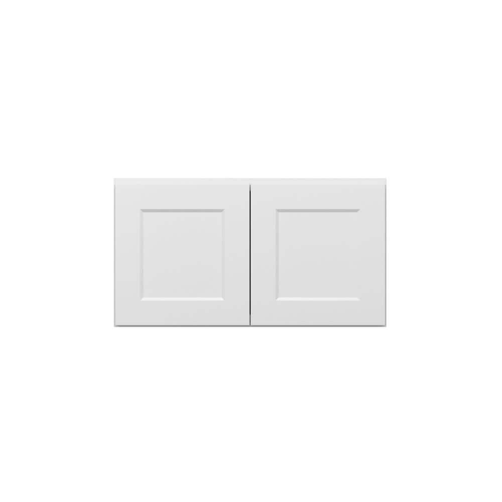 Norfolk Shaker 33 in. W x 18 in. H x 12 in. D in Painted White Plywood Asse