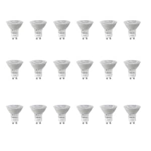 50-Watt Equivalent MR16 GU10 Dimmable Recessed Track Lighting 90+ CRI Frosted Flood LED Light Bulb, Daylight (18-Pack)