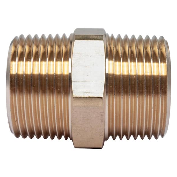 Brass Adapter Nipple 3/4 Male x 1“ Female Pipe Fitting NPT Brass Adapter  3/4 inch x 1inch Female