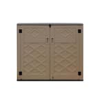 54 in. W x 35 in. D x 47 in. H Large HDPE Outdoor Storage Cabinet