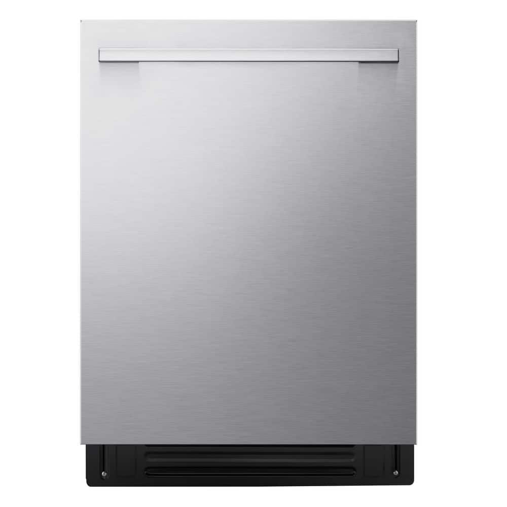 24 in. PrintProof Stainless Steel Smart Top Control Dishwasher with 1-Hour Wash and Dry, QuadWash Pro and TrueSteam