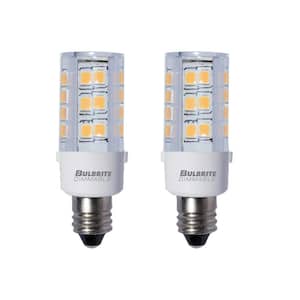 60 - Watt Equivalent T7 Not Dimmable Bi-Pin LED Light Bulb Soft White Light 3000K 2 - Pack
