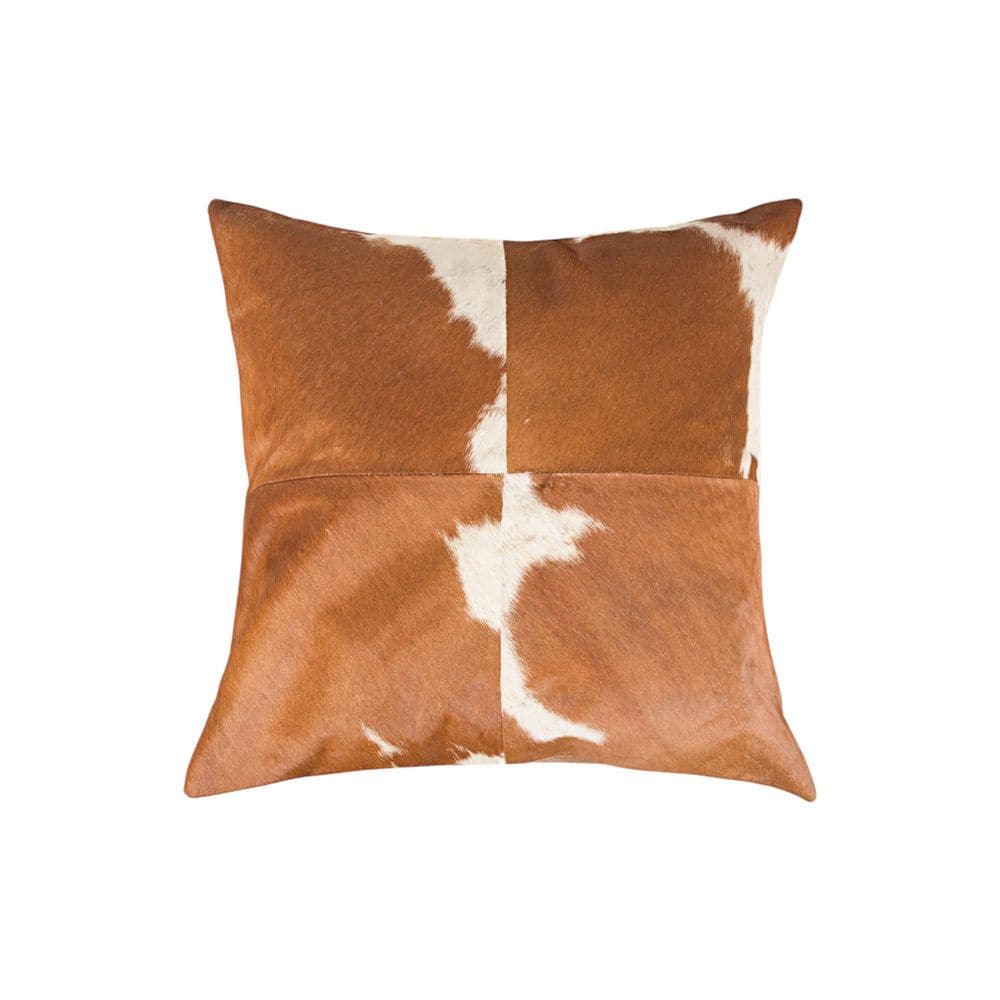 Brown, White Solid Polyester 18 in. x 18 in. Throw Pillow (Set of 2) price history on PriceWatchPro