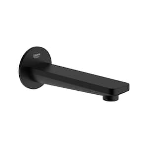 Lineare Wall Mount Tub Spout Trim Kit in Matte Black (Valve and Handles Not Included)