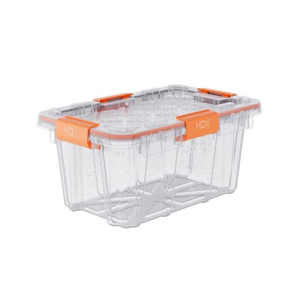 6.5 qt. Defender Weatherproof Latching Storage Tote