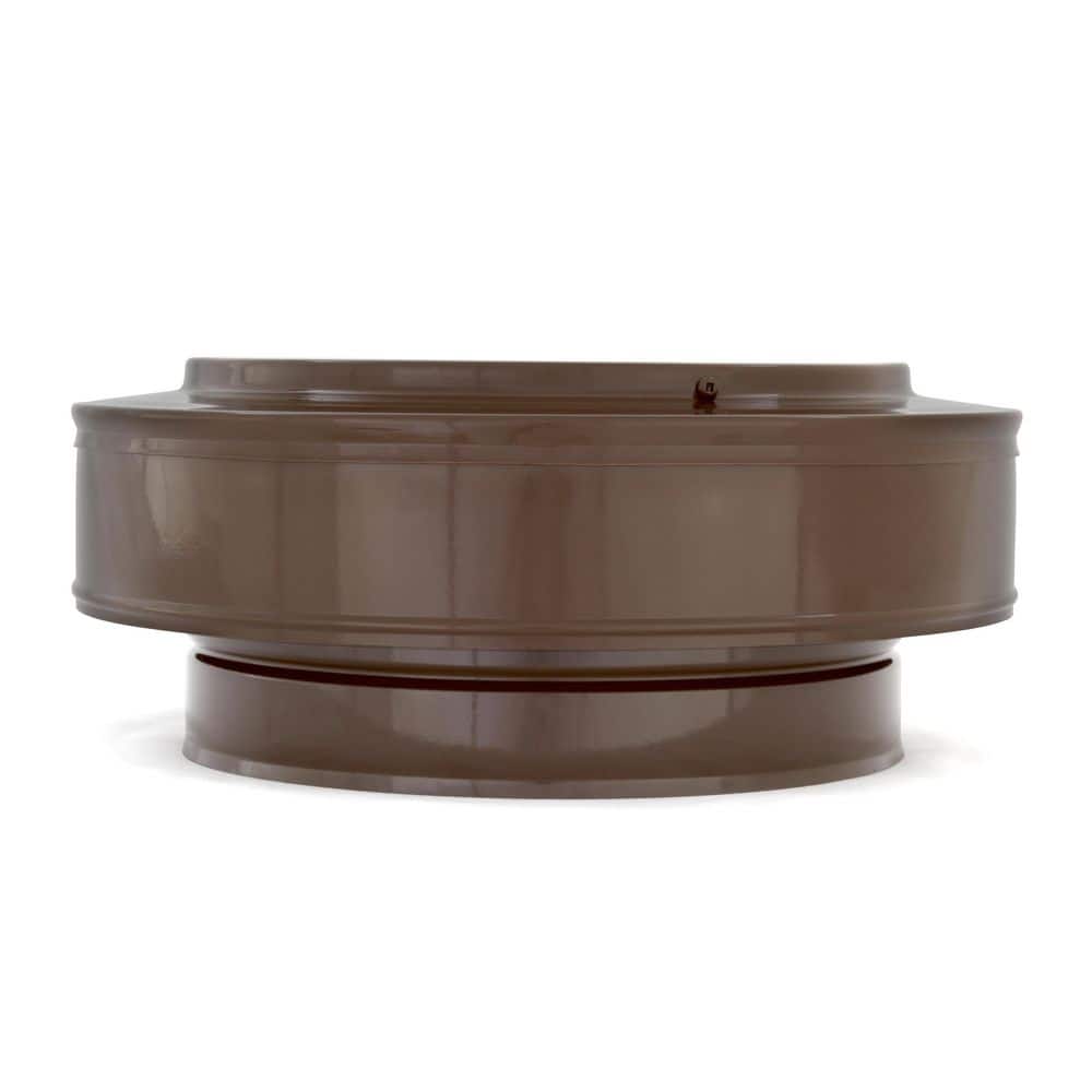 Active Ventilation 9 in. Diameter Aluminum Vent Pipe Cap in Brown VPC-9 ...