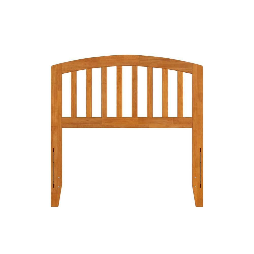 Richmond Twin Light Toffee Wood Headboard with USB Charger