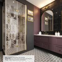 Jeffrey Court Calacatta Viola Multi Color 6 in x 18 in Polished Subway Marble Wall and Floor Tile (7.5 sq. ft./Case) 13245