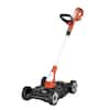 12 in. 20V MAX Lithium-Ion Cordless 3-in-1 String Trimmer/Edger/Mower with (2) 2.0Ah Batteries and Charger Included