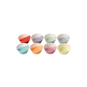 RD 1815 7 fl. oz. Mixed Colors Porcelain Tapas Bowl (Set of 8)