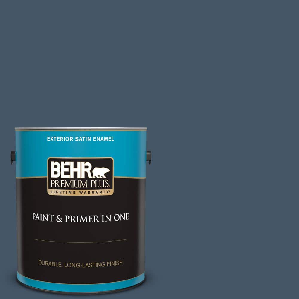 Behr Premium Plus 1 Gal Qe 55 Harbour Satin Enamel