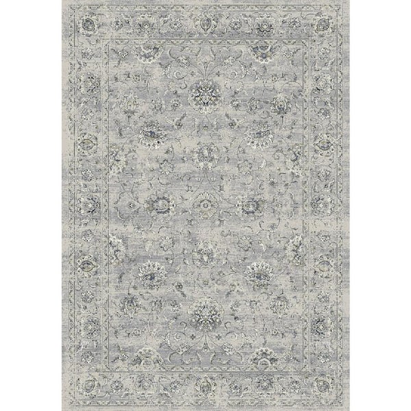 Dynamic Rugs Ancient Garden Silver/Grey 2 ft. x 4 ft. Indoor Area Rug