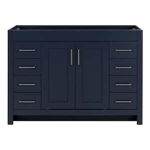 Westcourt 48 in. W x 22 in. D x 34 in. H Bath Vanity Cabinet without Top in Blue