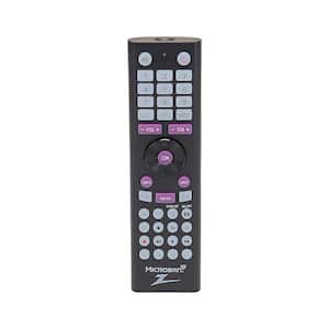 3-Device Universal TV Remote Control with Microban Plastic Case