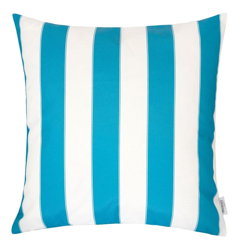 20 x 20 in. Aqua Polyester Outdoor Throw Pillow, Waterproof Square Decorative Pillow for Patio Furniture price history on PriceWatchPro