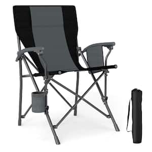 SKONYON Portable Folding Oxford Cloth Camping Chair with Cup