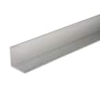 3/4 in. x 1/2 in. x 48 in. Aluminum Flat Angle with 1/16 in. Thick