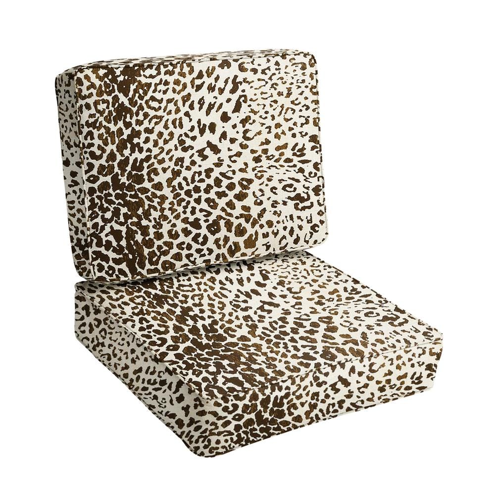 22 x 22 Outdoor Corded Cushion Set in Sunbrella Instinct Espresso