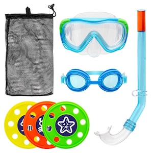 Multi-Color Lil Splashers Kids Combination Dive and Snorkel Set