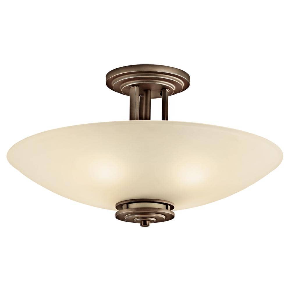 KICHLER Hendrik 24 in. 4Light Olde Bronze Hallway Contemporary Semi