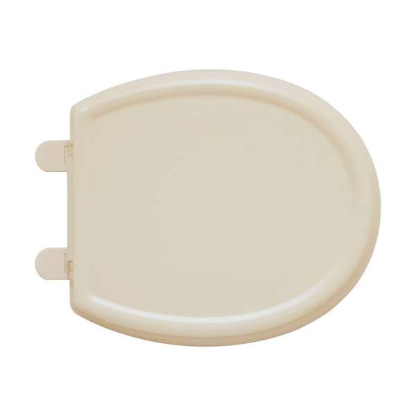 American Standard Cadet 3 Slow Close Round Closed Front Toilet Seat in Bone