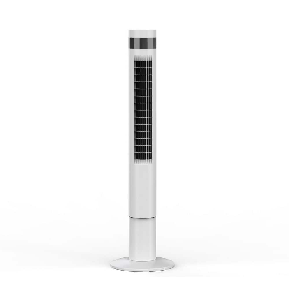 43.31 in. 3-Speeds 90° Oscillating Tower Fan with LED Display and Remote Control in White price history on PriceWatchPro