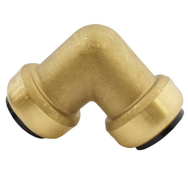 Tectite 3/4 in. Brass Push-To-Connect 90-Degree Elbow Pro Pack (6-Pack)  FSBE346JR - The Home Depot