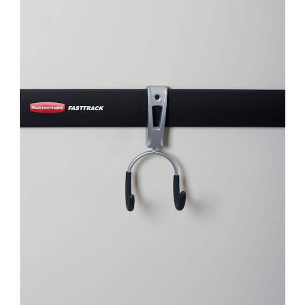 Rubbermaid FastTrack Garage Silver Metallic Compact Hook 1784455 - The Home  Depot