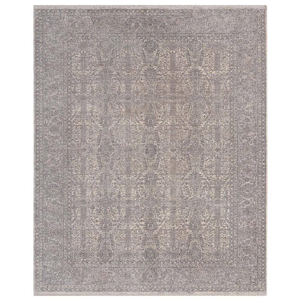 Solo Rugs Transitional Zizelman Contemporary One of a Kind Hand Knotted Area Rug 7' 11 x 9' 7 Gray