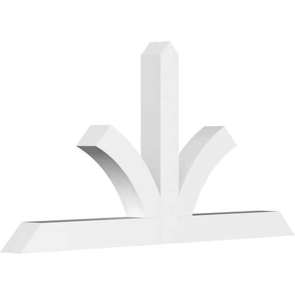 Ekena Millwork Richland 60 in. W x 30 in. H x 4 in. D Signature Polyurethane Bracket