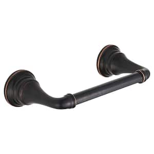 Delancey Pivoting Double Post Wall Mounted Toilet Paper Holder in Legacy Bronze