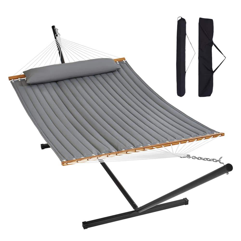 VEVOR 2-Person Hammock with Stand Included Heavy Duty 480lb