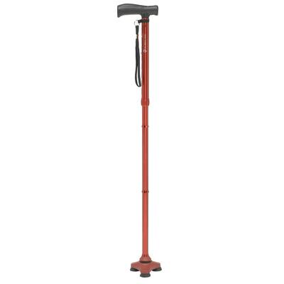 Freedom Edition Folding Cane with T-Handle in Red