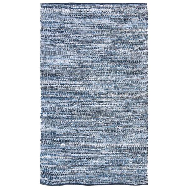 SAFAVIEH Montauk Collection MTK555M Handmade Boho Cotton Living Room Dining Bedroom Area Rug 5' x 8' Blue/Red SAFAVIEH Montauk Collection MTK555M Handmade Boho Cotton Living Room Dining Bedroom Area Rug 5' x 8' Blue/Red