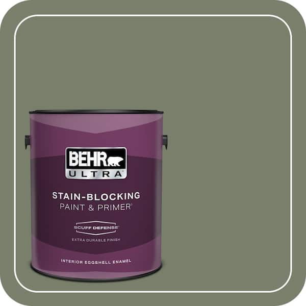 BEHR ULTRA 1 gal. #430F-5 Bahia Grass Extra Durable Eggshell Enamel Interior Paint & Primer