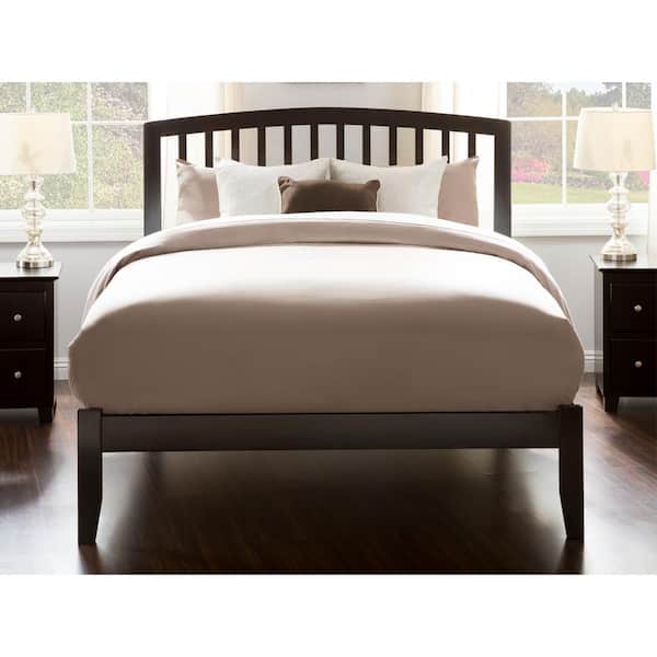 Richmond Espresso Full Platform Bed with Open Foot Board