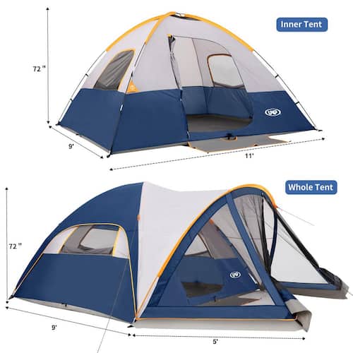 Dome Tent Northwest Territory Screen House Person Camping Tent