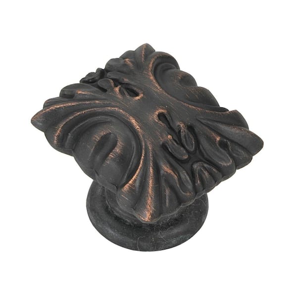 HICKORY HARDWARE Ithaca 1.3125 in. Vintage Bronze Cabinet Knob